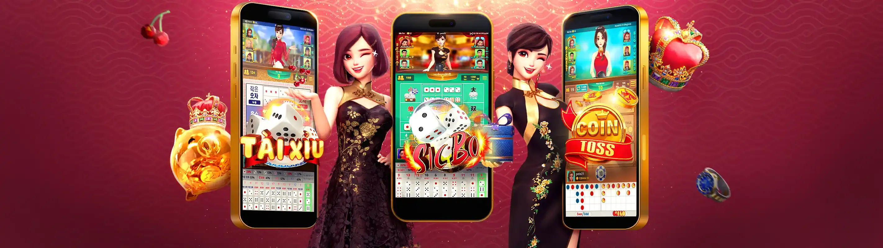 Hình ảnh Tài Xỉu tại Kim 88 với xúc xắc và chip cược